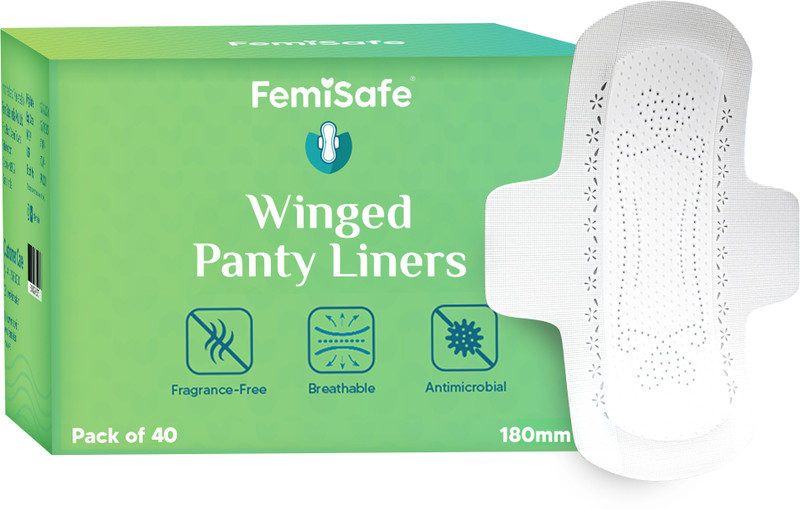 FemiSafe Winged Pantyliner(Pack of 40)