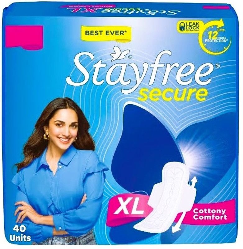 STAYFREE secure Cottony Comfort XL, 40 Sanitary Pad