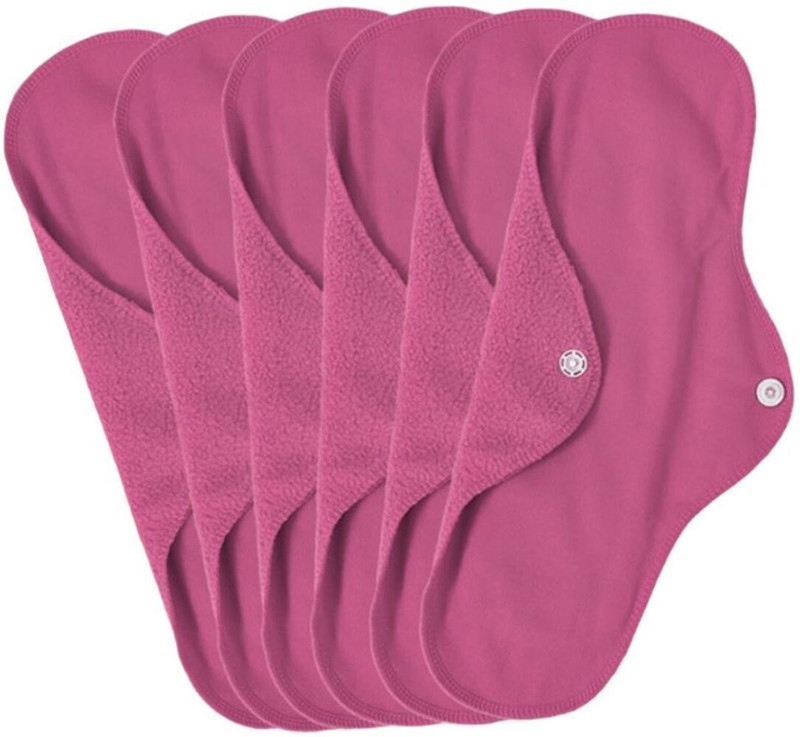 HouseOfCommon Cloth Sanitary Pads for Women Washable Eco Friendly Hygienic Sanitary Pad(Pack of 6)