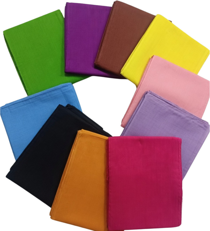 KAJPRA Saree Fall For Women F29 Multi Color Cotton Blend Saree Falls(Multicolor)