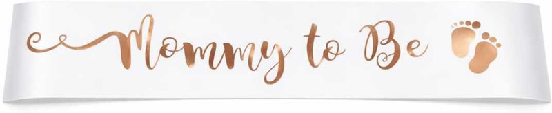 PopTheParty Mom to Be Sash / Baby Shower Mom Sash / Maternity Photoshoot Items