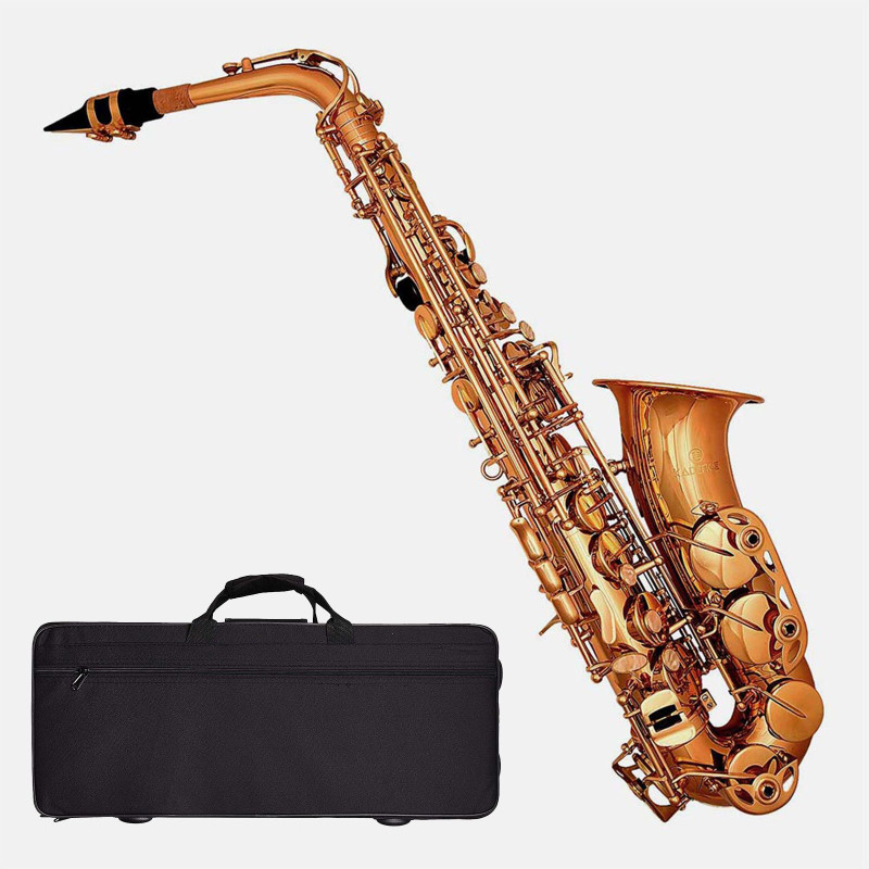 KADENCE Gold Saxophone KAD-SAX-G Alto Saxophone(Gold, Sax Case Included)