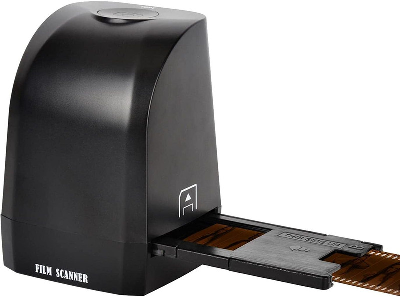 Etzin Film Scanner Mini Digital Film and Slide Scanner Convert 35mm 135mm Negatives/Slides to 8MP Scanner(Black EPL-993IM)