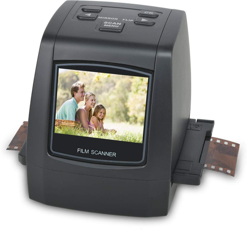 Tobo Negatives Film Scanner Film Scanner with 22MP Converts 126KPK/135/110/Super 8 Films Slides, Negatives Scanner(Black TD-994IM)