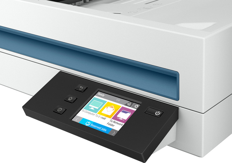 HP N6600fnw1 ScanJet Ent Flow N6600 fnw1 Scanner(White & Silver)