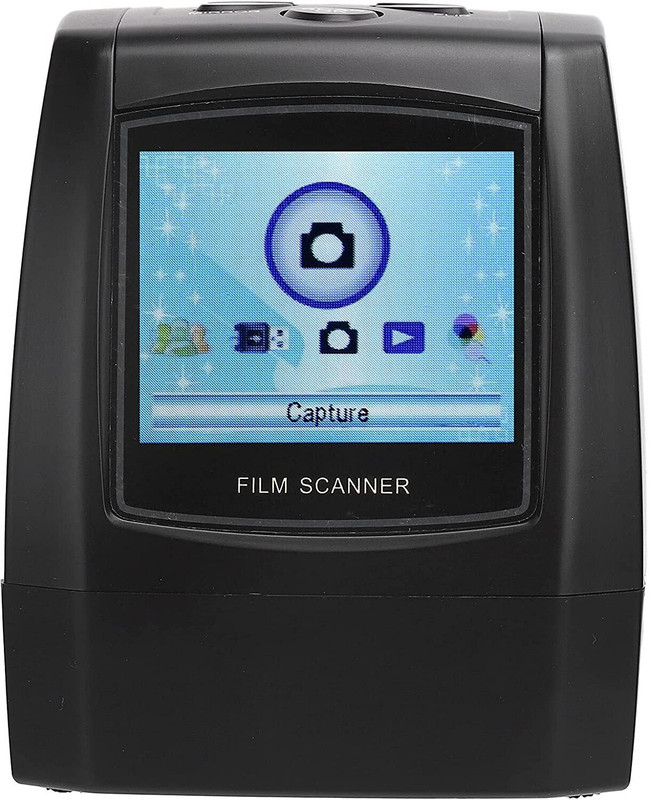Etzin Negatives Film Scanner Film Scanner and Slide Digitizer Digital Film Scanner Image Converter EPL-994IM Scanner(Black)