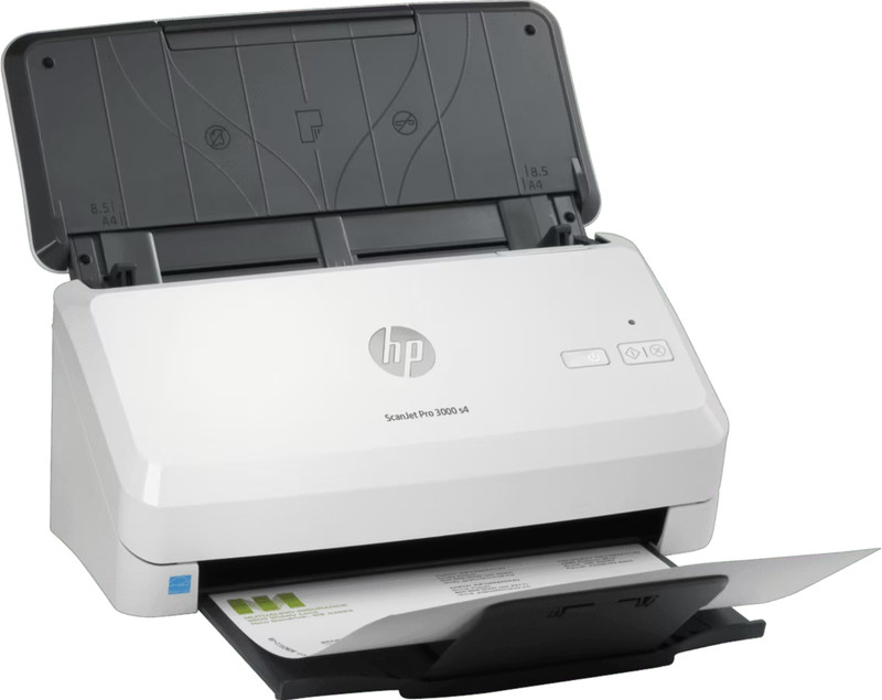 HP Sheet-fed 3000s4 Scanner(White and Black)