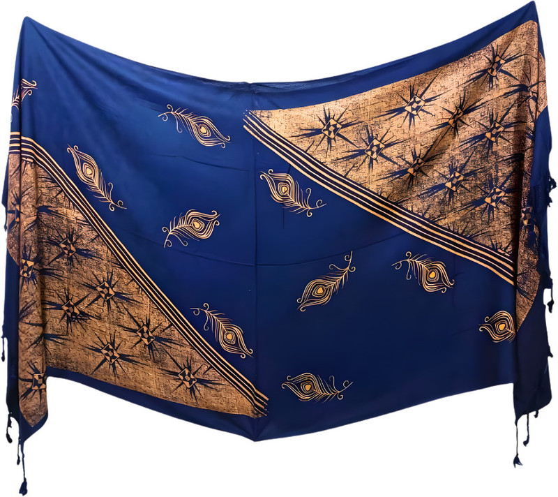 ASRMHANDICRAFTS Printed Rayon Women Scarf, Stole