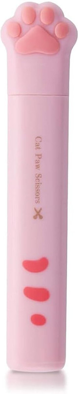BEAUTYKINGDOM Stainless Steel Scissor with Cover Cap Scissors(Set of 1, Pink)