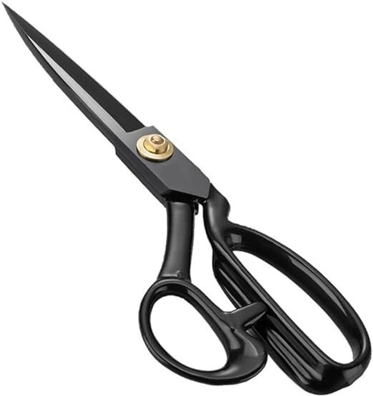 Gemsy YDL Black Blade 10 Inch Tailoring Scissor Scissors(Set of 1, Black)