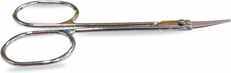 GOLA INTERNATIONAL Scissors Rounded Blunt tip, Short Model Overall Length 100 mm Curved Shaped Scissors(Set of 1, Silver)