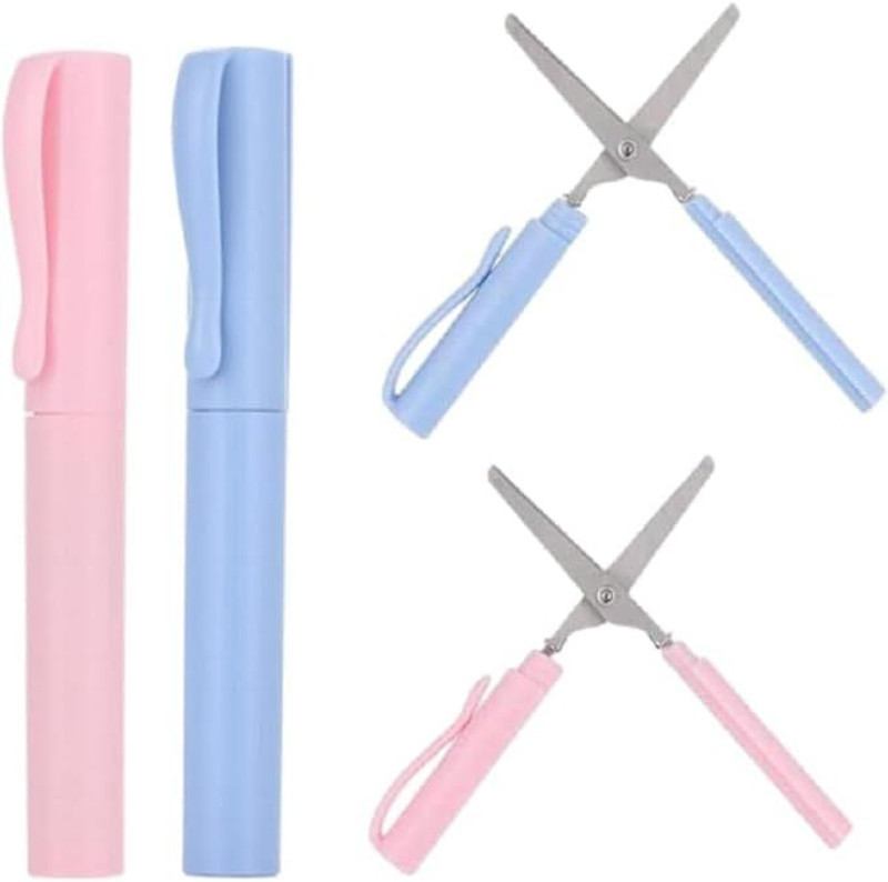 ANSHRIT CREATION PEN SHAPE SCISSOR Scissors(Set of 1, Multicolor)