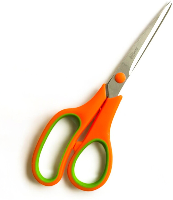 WOYR 8.5" Stainless Steel All Purpose Scissors|Hair cut Scissors|Office|Multipurpose Scissors(Set of 1, Multicolor)