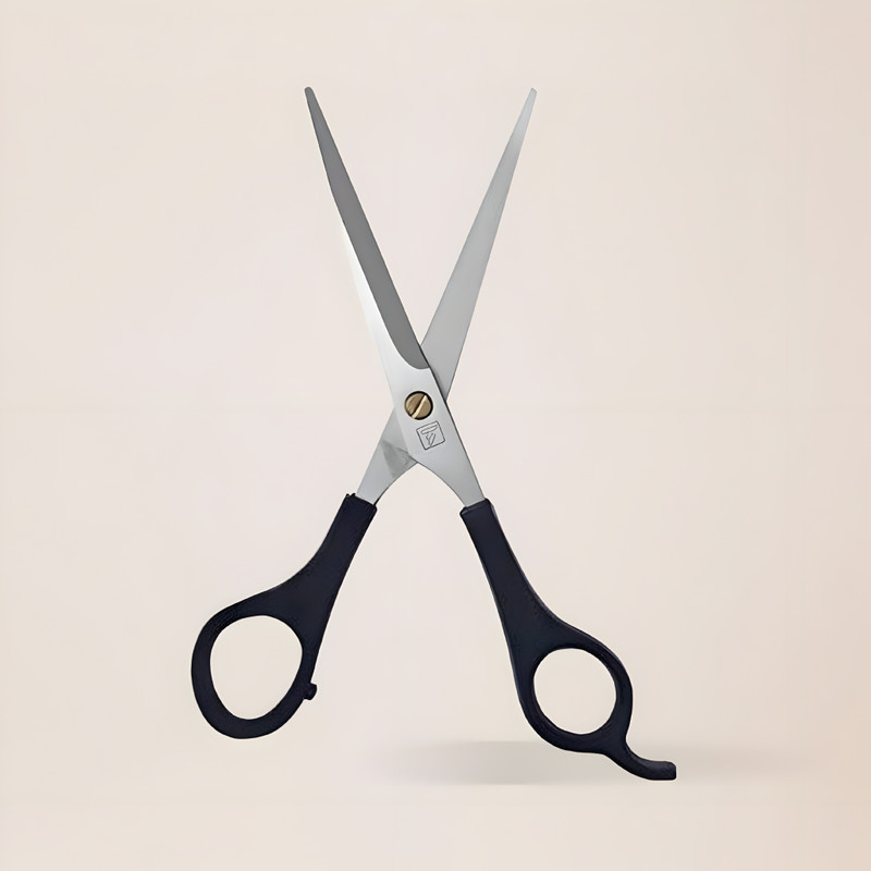 JSBM GROUP Scissor Precision - Ideal for Men's Women Barbering, Beard, Mustache Trimming Scissors(Set of 1, Black)