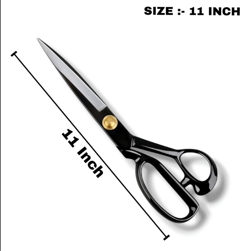 BLJIENT Premium steel blades and robust handles ensure superior durability. Scissors(Set of 1, Black)