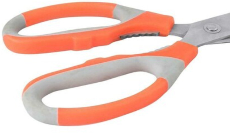 Dheeraj 1 Stainless Steel Scissor Multicolored 5.5 Inch ,1 Piece Scissors(Set of 1, Orange)