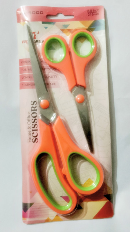 r s india care SCISSOR Scissors(Set of 2, PINK,GREEN)