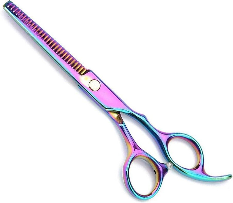 YMS Hair Clippers Hair Cutting Scissors Scissors(Set of 1, Rainbow)