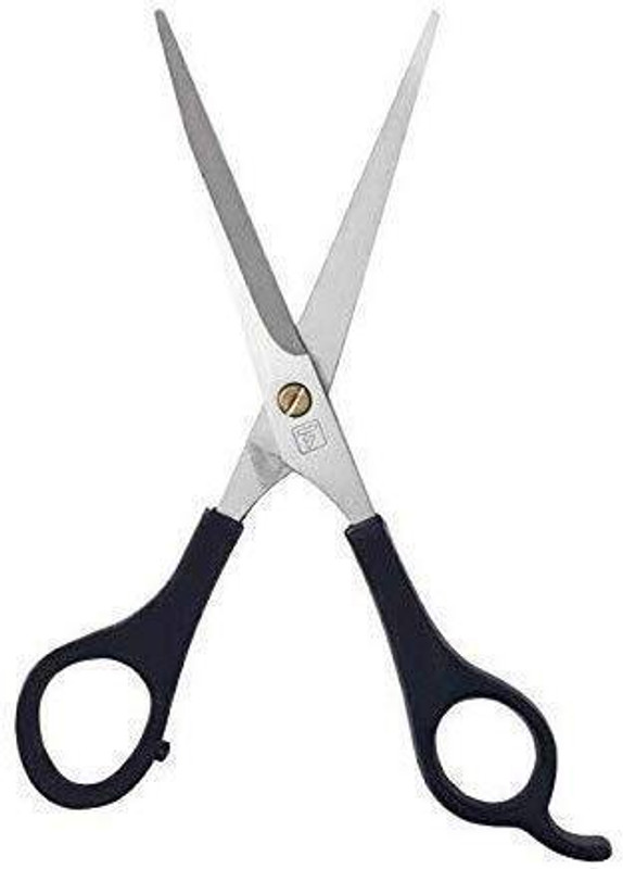 DEXO Stainless Steel Hair Cutting Scissors for Barber Salon & Parlor for Men & Women Scissors(Set of 1, Black)