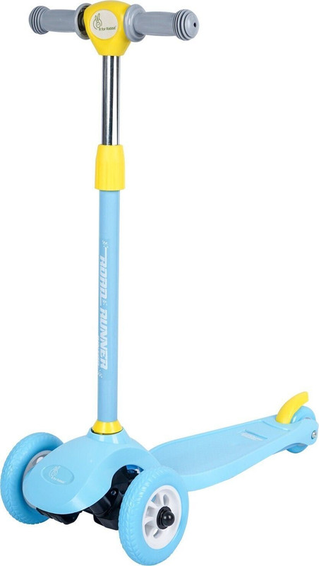 R for Rabbit Road Runner Drift Scooter for Kids of 2to4 Years Age| 3 Level Height Adjustment Kids Scooter(Scooter for Kid Lake Blue, Pack of 1)