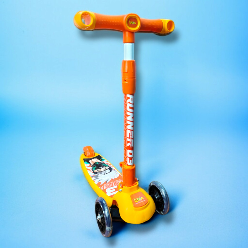 SPINERA Runner Kick Scooter For (3+ year Age Group) Kids Scooter(Orange, Pack of 1)