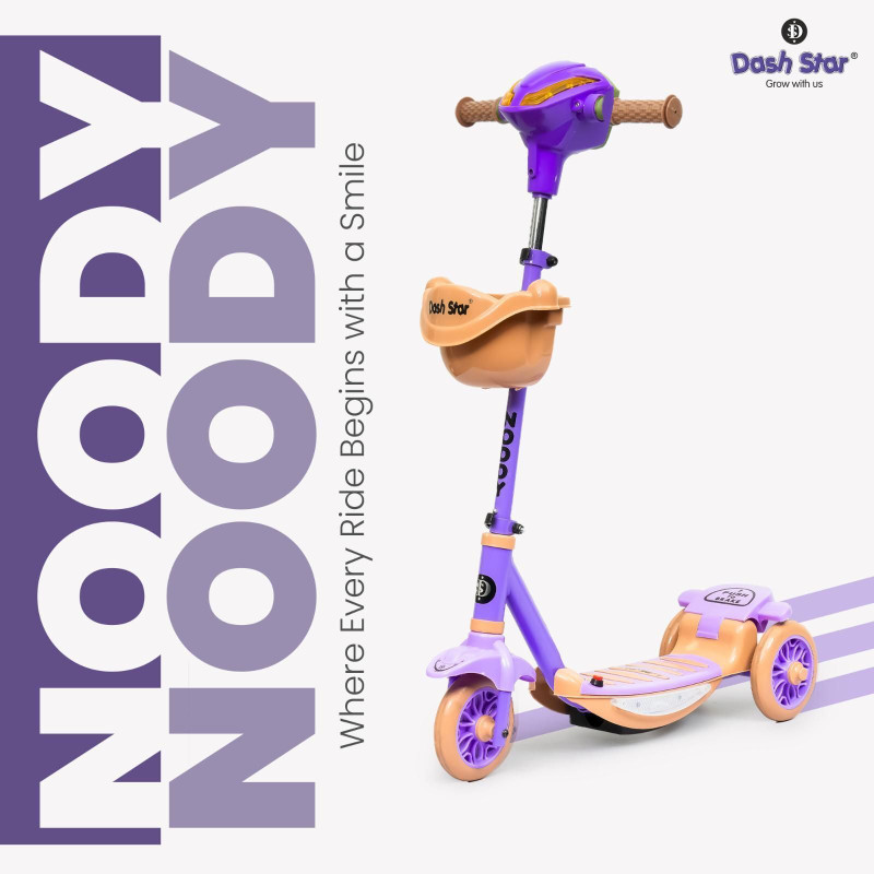 Dash Star Noddy Plus -01 Kids Scooter(Purple, Pack of 1)