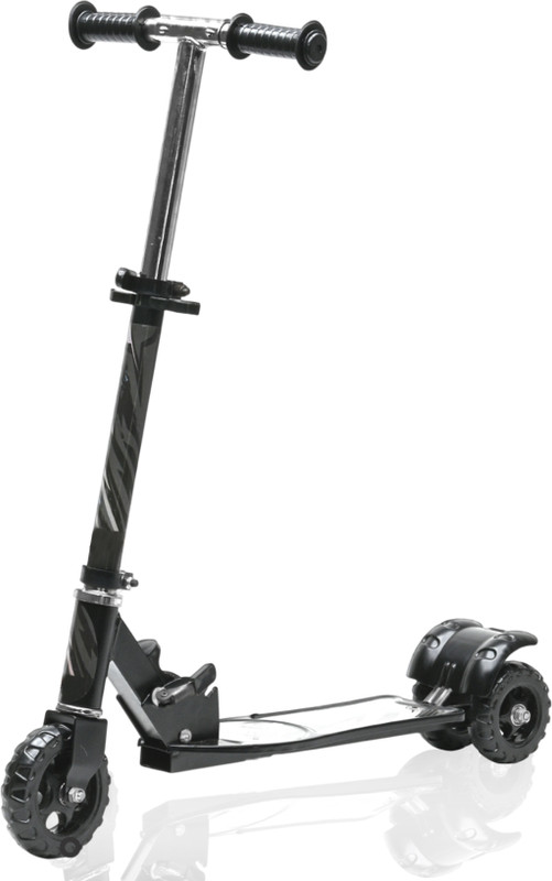Funky Kids Foldable Kids Scooter with 3 Level Height Adjustable & Foot Rest Kids Scooter(Black)