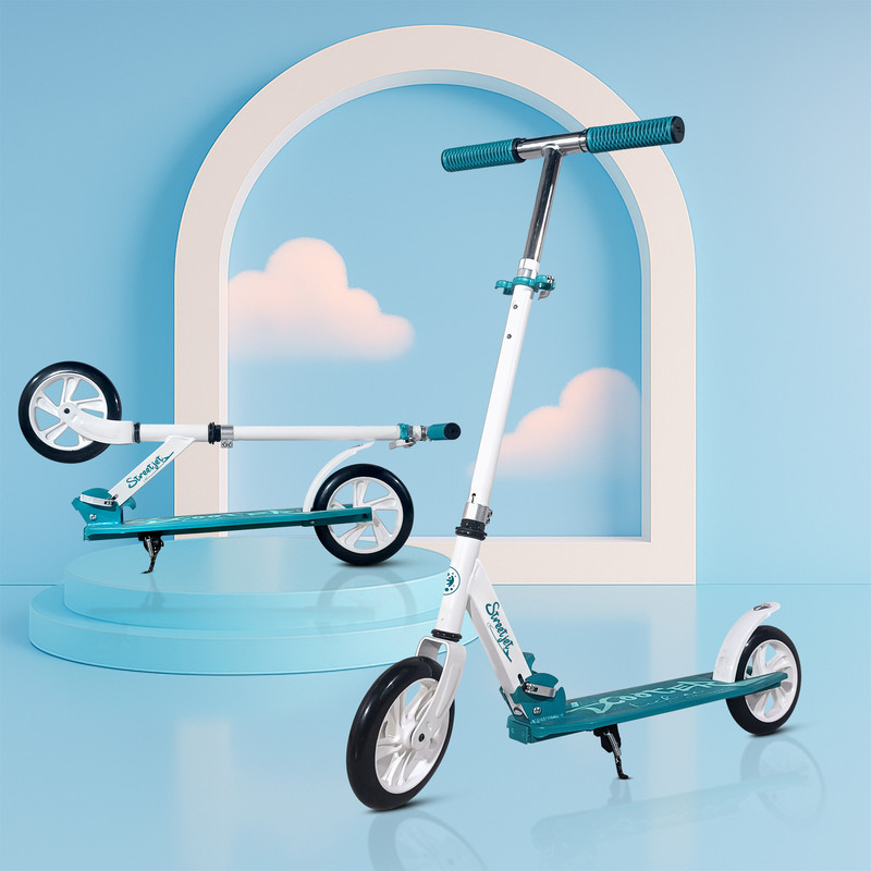 Kidsmate StreetJet Kick Scooter for kids 6-12 Years | 2 Wheel, Foldable Design, Kids Scooter(White, Pack of 1)