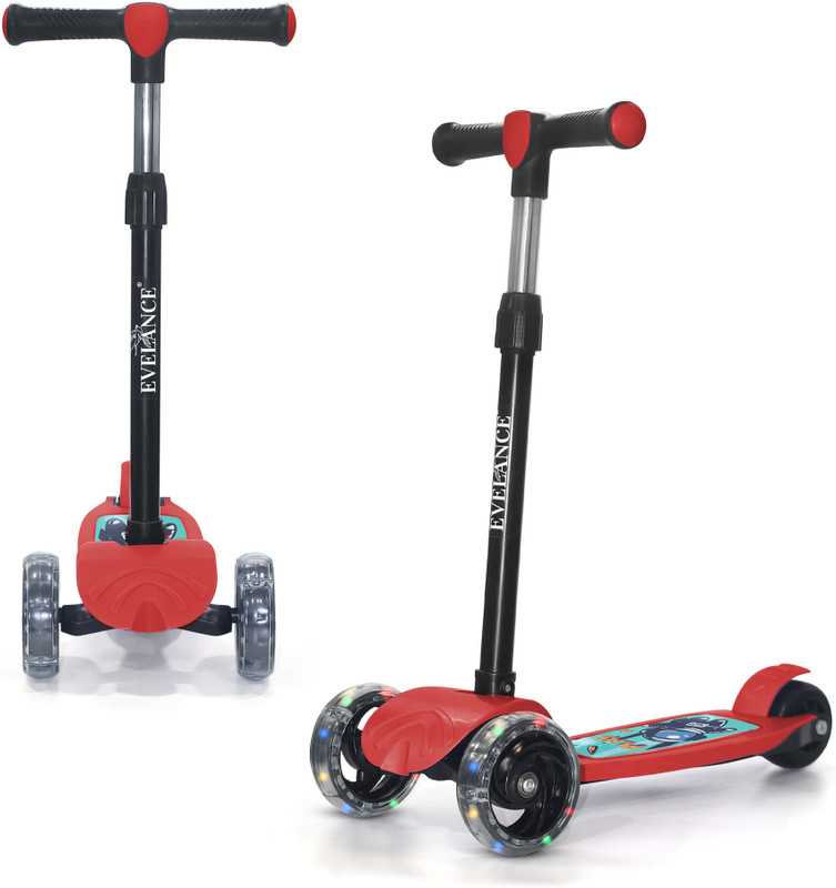 EVELANCE Lil Roamer Scooter Foldable Kick Skating Cycle| Skate Scooter 50Kg Capacity(Pink)