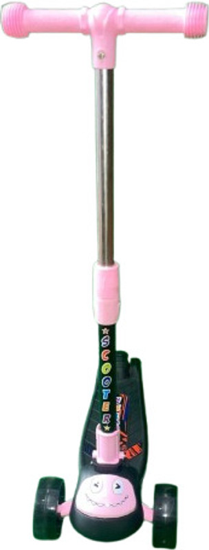 RIDEANDFUN Kick Scooter with Led Lights Adjustable Height Scooter Handlebar Kids Scooter(Multicolor, Pack of 1)