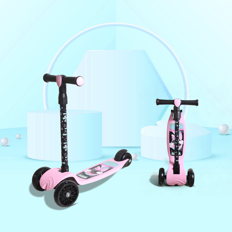 Hoppie UNICORN PINK Kids Scooter(Pink, Pack of 1)