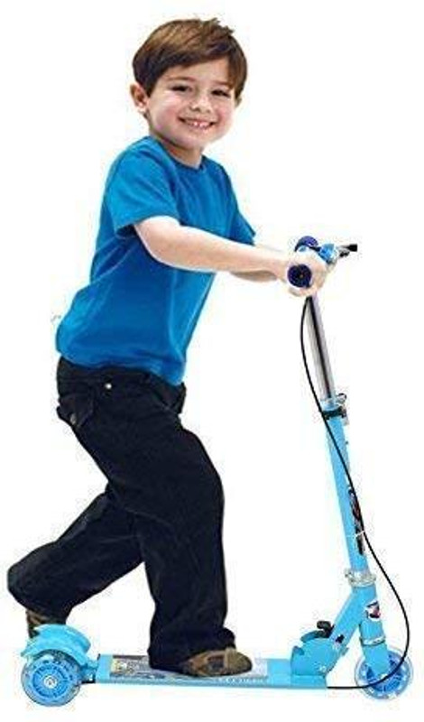 Ashlok Kick Scooter for Kids Ages 6-13 Years Kids Scooter(Blue, Pack of 1)