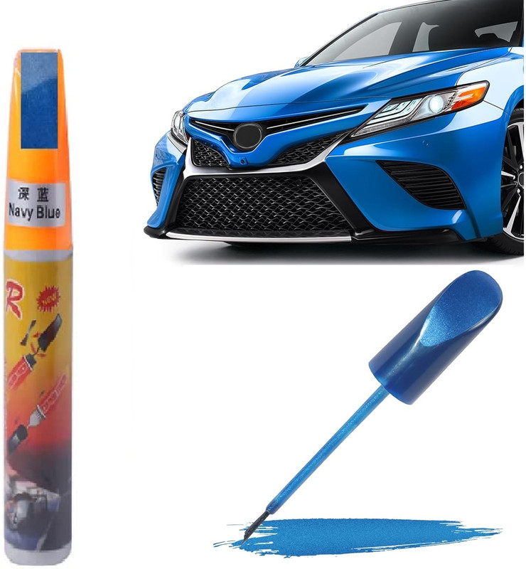 Carfix Car Touch Up Paint Pen Blue Quick Drying, Car Touch Up Paint for Cars Car Body Filler Putty