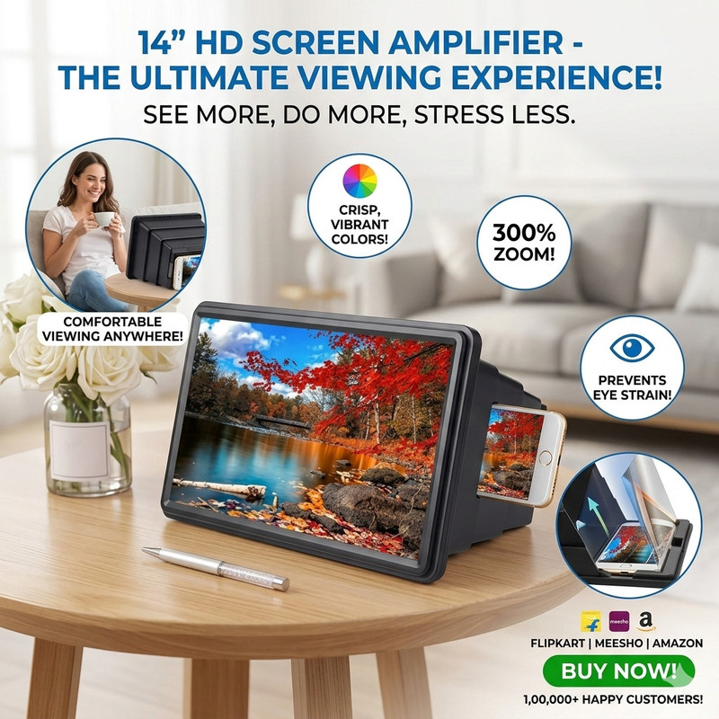 Kesar 12 inch TV Screen Magnification for Phone Screen Expander Phone