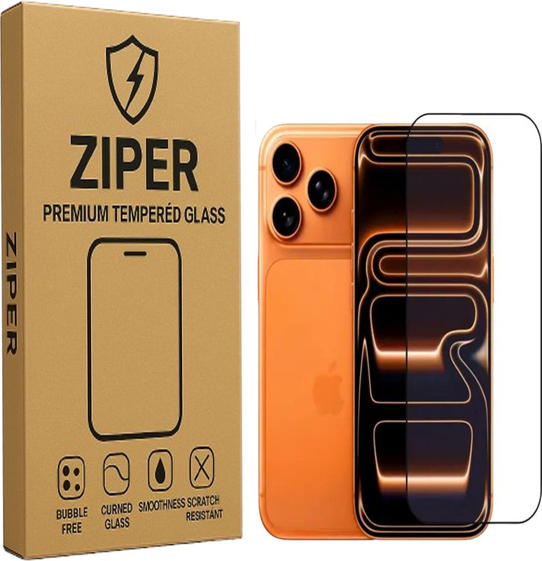 ziper Edge to Edge Temper glass for apple iphone 17 pro Screen Guard Applicator