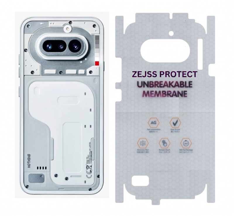 SHELDX Back Screen Guard for Nothing Phone (4A 5G ), Nothing Phone 4a 5G(Pack of 1)