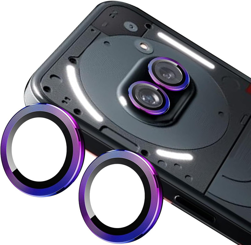CASELIA Camera Lens Protector for Nothing Phone 2a 5G Rainbow camera lens protector(Pack of 1)