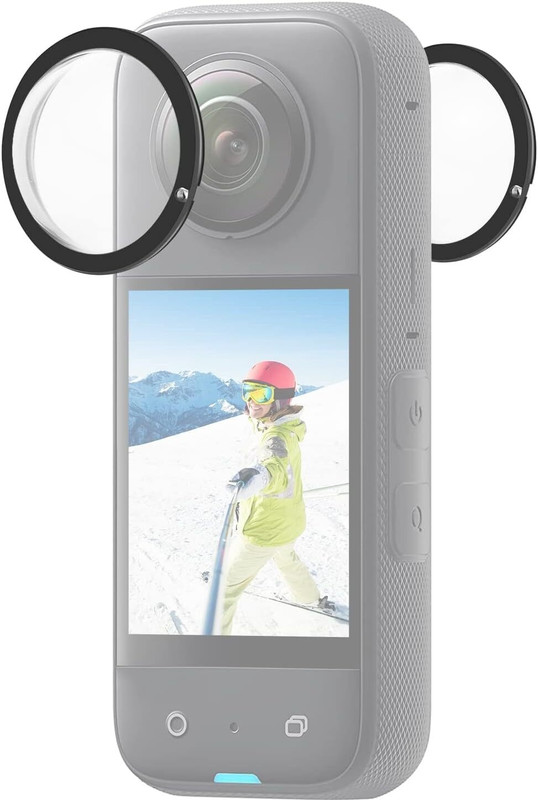 MILLETS Camera Lens Protector for Insta 360 x3 Lens Protector, Dual Lens Guards for Insta360(Pack of 3)