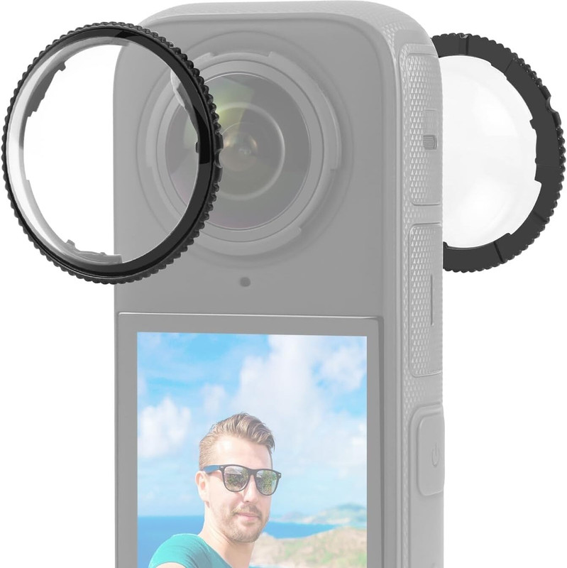 MILLETS Camera Lens Protector for 2Pcs Lens Guard for Insta 360 X4 Camera Lens Protector|Scratch-Resistant Protective Lens Cover(Pack of 2)