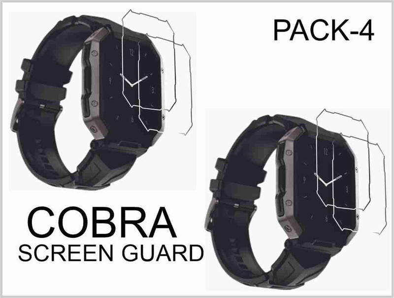 Olonga Edge To Edge Screen Guard for FIRE BOLTT COBRA(Pack of 4)