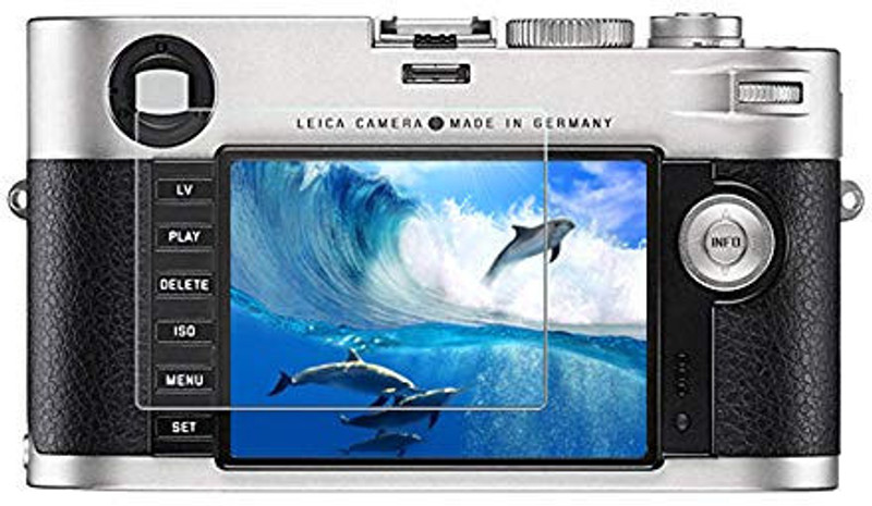 Wishguard Edge To Edge Screen Guard for Leica CL [Flexible Glass with Ultra Glass Protection Guard Glass] (3) Clear(Pack of 3)