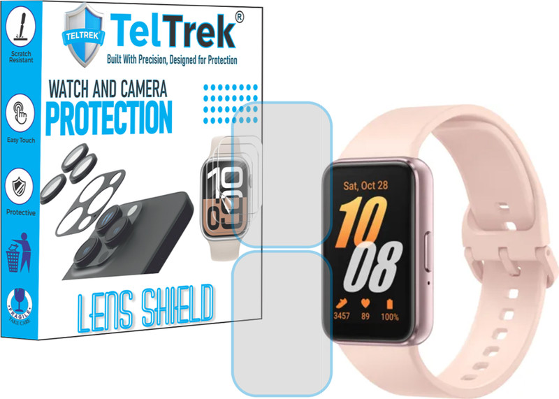 TELTREK Edge To Edge Screen Guard for Samsung Galaxy Fit3(Pack of 2)