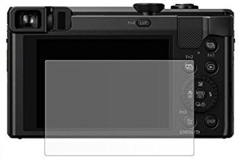 Wishguard Edge To Edge Screen Guard for Panasonic Lumix DMC-FZ60 Point & Shoot with Hard Glass, Anti Scratch & Oil Resistant (2 Pack), Transparent(Pack of 2)