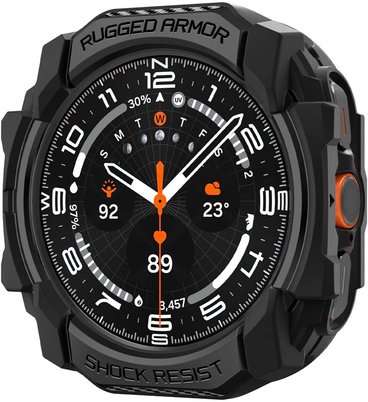 Spigen Edge To Edge Screen Guard for Samsung Galaxy Watch Ultra 47mm (2024) Durable TPU Case(Pack of 1)