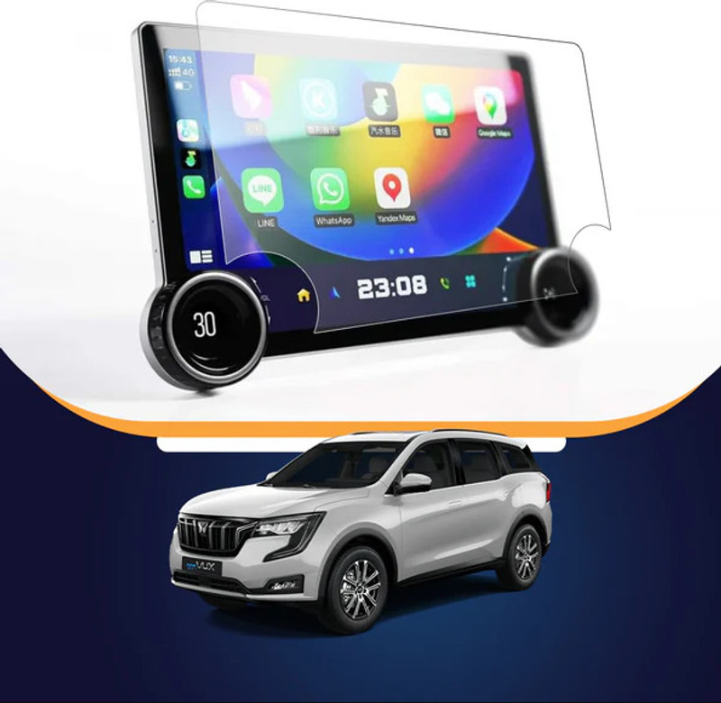 Adsp Edge To Edge Tempered Glass for compatible with diamond 2k android car stereo system after market (11.8inch)(Pack of 1)