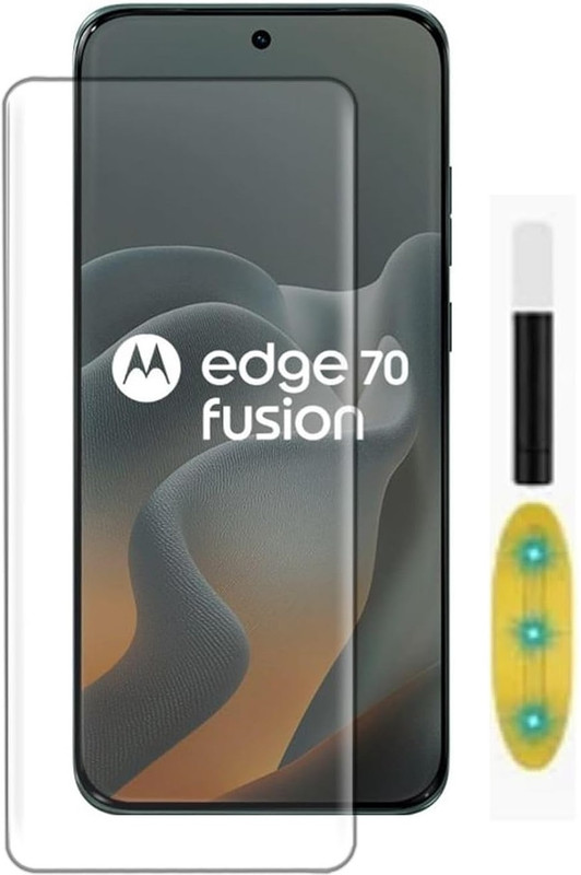 Doubledicestore Edge To Edge Tempered Glass for Motorola Edge 70 Fusion 5G(Pack of 1)