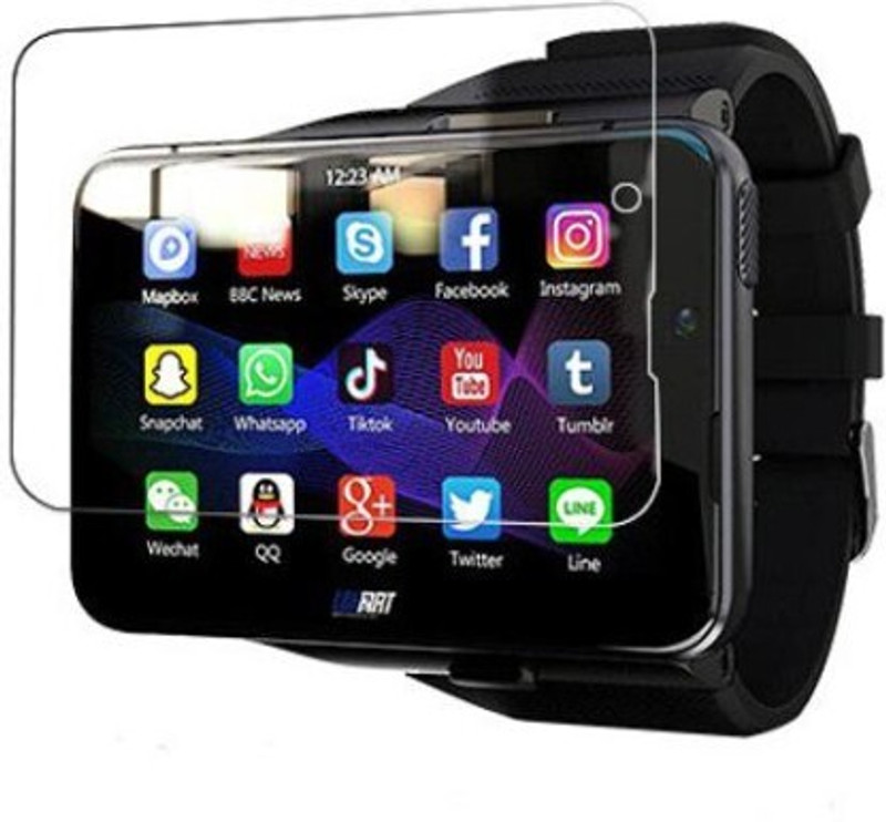 SUNMOON WATCHH Edge To Edge Tempered Glass for " L " ANDROID SMART WATCH 2.88 0.285(Pack of 1)