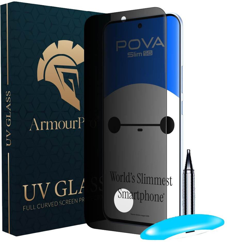 ArmourPro Edge To Edge Tempered Glass for Infinix Note 50s 5G+, Note 50s, Infinix Note 50s 5G+, Privacy Anti Spy Protection(Pack of 1)