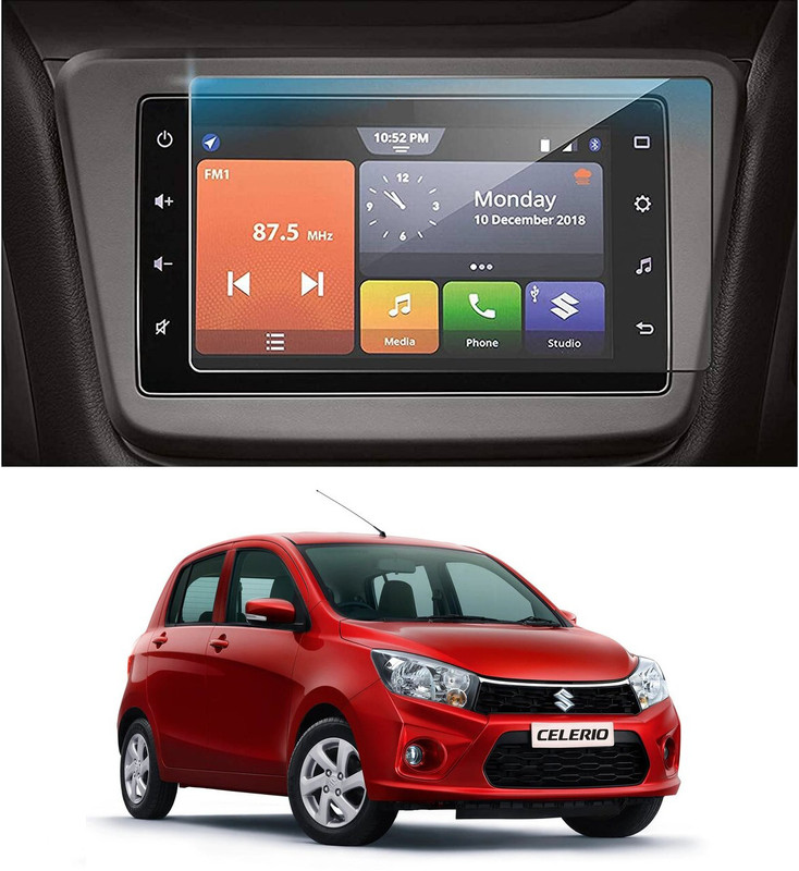 Guardpad Nano Glass for Suzuki Celerio LXi (2021-22) GPS Stereo System (By Company Fitted) (PCS:-2)(Pack of 2)