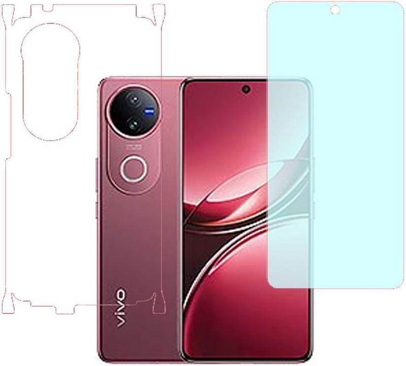 VAYUVAULT Front and Back Screen Guard for Vivo T4R 5G, vivo V50 5G, Vivo V50e 5G(Pack of 2)
